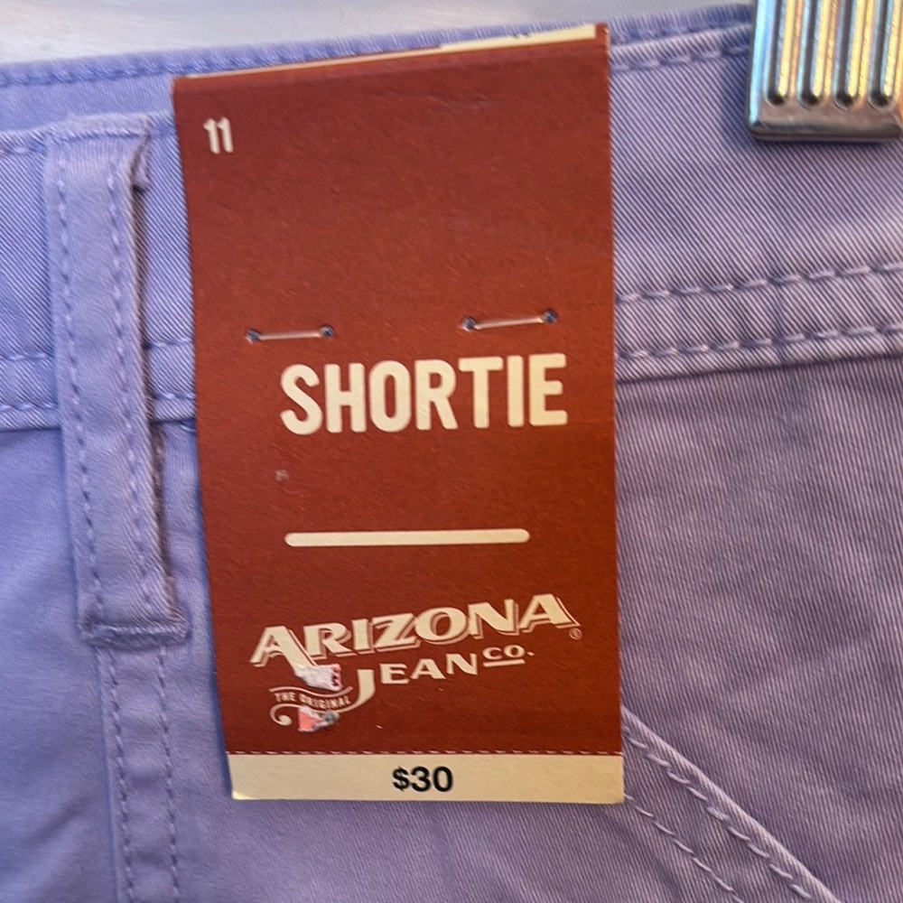 Arizona Jean Co. Lavender Shortie Jeans - Picture 4 of 5